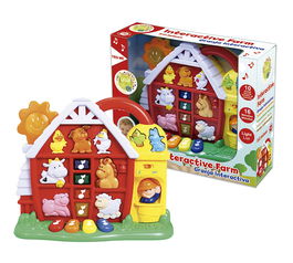 Tachan Granja Interactiva Musical 69001 con Sonidos de Animales y Melodías para Bebés +12 Meses