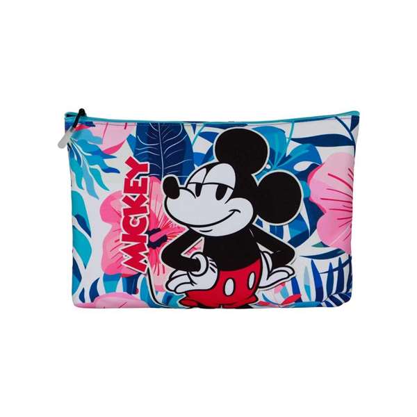 Karactermania Neceser Soleil Mickey Mouse Blossom 30,5 x2 x22,5 cm Neceser de un compartimento con cierre cremallera