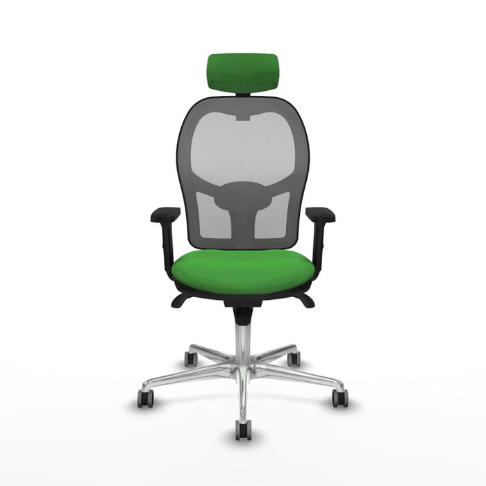 PIQUERAS Y CRESPO Silla de oficina Jorquera con mecanismo Sincro, Verde y Gris PIQUERAS Y CRESPO Silla de oficina Jorquera con mecanismo Sincro, Verde y Gris