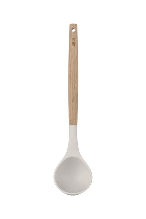 Inde Cucharón Soft de Madera - 34,6 cm de Largo, Ancho 6,7 cm, Alto 4,7 cm - Cucharon de Cocina (24 Unidades)
