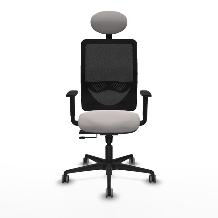 PIQUERAS Y CRESPO Silla de oficina Zulema con mecanismo Sincro/Traslack, Blanco/Negro PIQUERAS Y CRESPO Silla de oficina Zulema con mecanismo Sincro/Traslack, Blanco/Negro