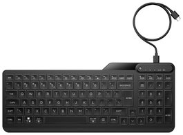 HP 400 Backlit Wired Keyboard Negro
