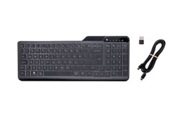 HP 400 Backlit Teclado alámbrico retroiluminado negro