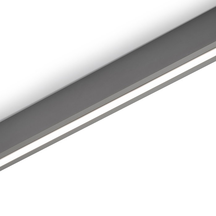 Emuca Kit de barra para armario Luxe, tira LED 4,5x8 Neonlynx V, sensor de movimiento RF Smart y convertidor Smart (24V DC), longitud 1.150mm, Luz blanca cálida 2.700K, Plástico y Aluminio, Titanio Emuca Kit de barra para armario Luxe, tira LED 4,5x8 Neonlynx V, sensor de movimiento RF Smart y convertidor Smart (24V DC), longitud 1.150mm, Luz blanca cálida 2.700K, Plástico y Aluminio, Titanio