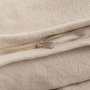 Sofá 2 Plazas Crema Tejido-Madera 180 X 97 X 89 cm