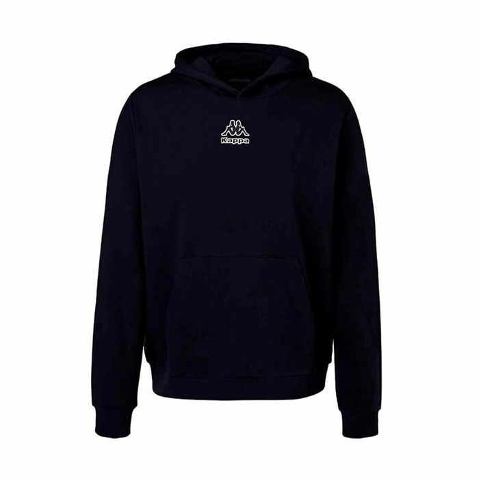 Sudadera con Capucha Niño Kappa 8031F0079 Azul oscuro Sudadera con Capucha Niño Kappa 8031F0079 Azul oscuro