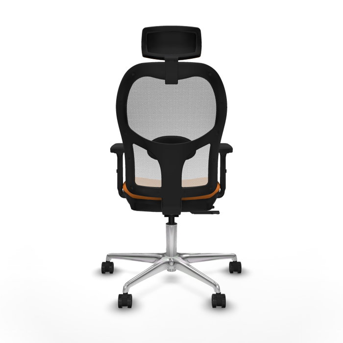 PIQUERAS Y CRESPO Silla de oficina Jorquera Naranja y Blanco