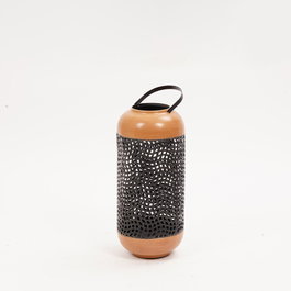 DKD Home Decor Portavelas Colonial Negro Marron Metal 20.5 x 51 x 20.5 cm (4 Unidades)
