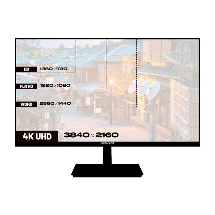 JapanNext JN-I280UHD60F-P Monitor 28" (71,1 cm) 4K UHD 3840x2160 IPS HDR 60Hz AMD FreeSync 5ms 300 cd/m² Altavoces HDMI DisplayPort Negro