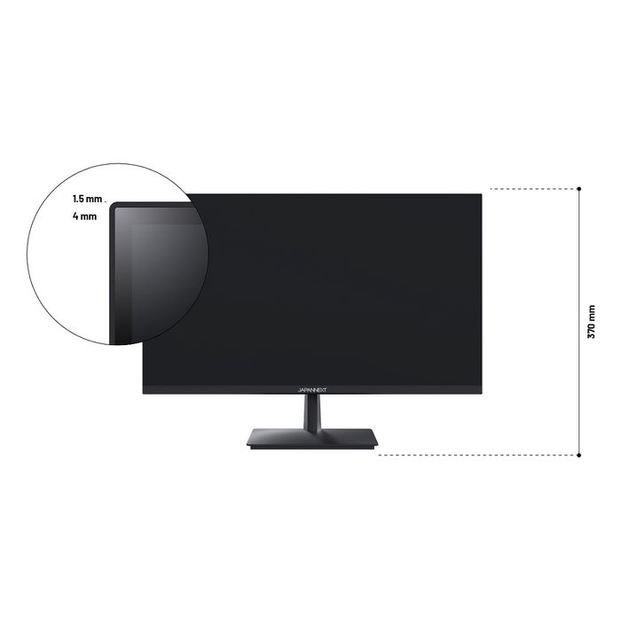JapanNext JN-I280UHD60F-P Monitor 28" (71,1 cm) 4K UHD 3840x2160 IPS HDR 60Hz AMD FreeSync 5ms 300 cd/m² Altavoces HDMI DisplayPort Negro