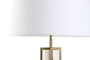 DKD Home Decor Lámpara de Sobremesa Acero y Mármol Mate
