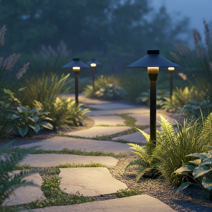 Oldenburg Baliza LED Exterior 54cm 7W 220VAC 3000K Negro