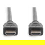 DIGITUS Cable HDMI Ultra High Speed A St/St 8K 1m Negro, Conector HDMI Estándar a Estándar, Resolución 7680x4320, 1 Metro