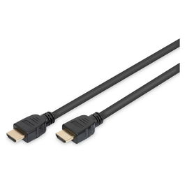 DIGITUS Cable HDMI Ultra High Speed A St/St 8K 1m Negro, Conector HDMI Estándar a Estándar, Resolución 7680x4320, 1 Metro