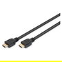 DIGITUS Cable HDMI Ultra High Speed A St/St 8K 1m Negro, Conector HDMI Estándar a Estándar, Resolución 7680x4320, 1 Metro