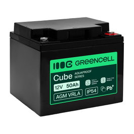 Green Cell AGM12V50AH-H Batería de 12V 50Ah