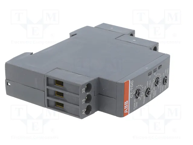 ABB Relé de tiempo DPDT 24÷240VAC/24÷48VDC ABB Relé de tiempo DPDT 24÷240VAC/24÷48VDC