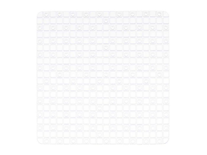 Berilo Alfombra de Baño Antideslizante Transparente con Cuadros Pequeños 6x50x6 cm (Set de 6)