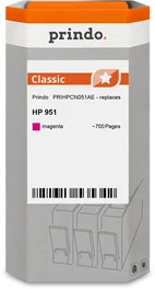 Prindo Classic Cartucho de Tinta Magenta compatible con HP 951