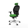 PIQUERAS Y CRESPO Silla de oficina Jorquera Verde y Negro