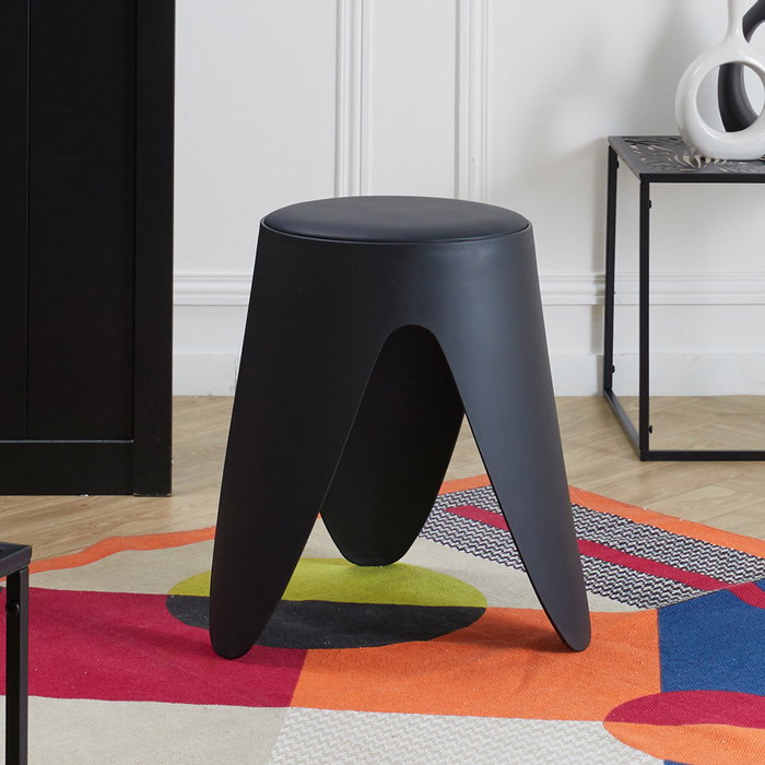 Home Deco Factory Taburete Eve Negro