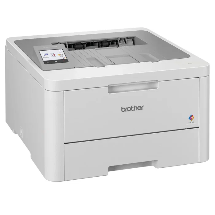Brother HL-L8230CDW Impresora Láser Color A4 WiFi Dúplex 30 ppm Blanco - Impresora LED Compacta para Oficina con Pantalla Táctil