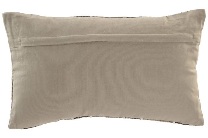 DKD Home Decor Cojín Algodón Velvet Gris Claro 50x30 cm