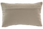 DKD Home Decor Cojín Algodón Velvet Gris Claro 50x30 cm