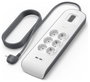 Belkin BSV604VF2M-V2 Regleta de 6 Tomas AC y 2 Puertos USB-A Gris, Blanco