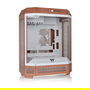 Thermaltake Caja PC Midi Tower The Tower 600 Mocha Mousse ATX micro ATX Mini-ITX