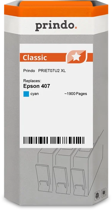 Prindo Classic XL Cartucho de tinta cian Prindo Classic XL Cartucho de tinta cian
