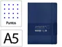 Antartik Cuaderno Tapa Blanda A5 Hojas Puntos Azul Marino 80 Hojas 80gr FSC