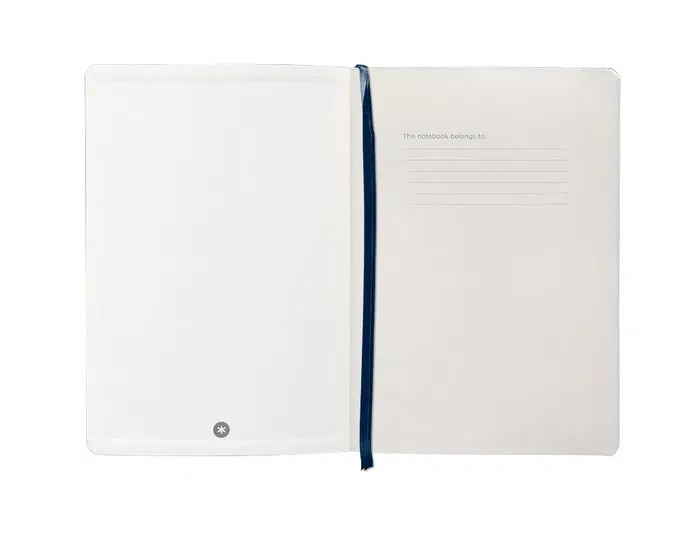 Antartik Cuaderno Tapa Blanda A5 Hojas Puntos Azul Marino 80 Hojas 80gr FSC