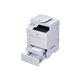 OKI MC554dn Impresora Multifunción Laser a Color A4 4 en 1, 32 ppm, Duplex, Escáner, Fax, Blanco, para Oficina y Hogar