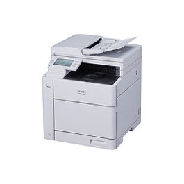 OKI MC554dn Impresora Multifunción Laser a Color A4 4 en 1, 32 ppm, Duplex, Escáner, Fax, Blanco, para Oficina y Hogar