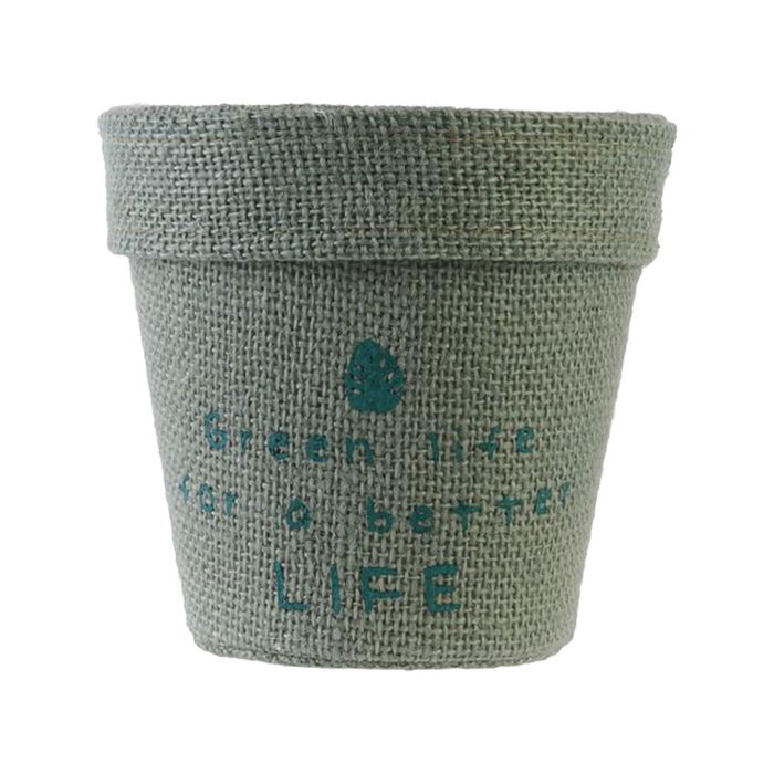 Home Deco Factory Maceta Yute Little Market Diámetro 9,5 cm Home Deco Factory Maceta Yute Little Market Diámetro 9,5 cm