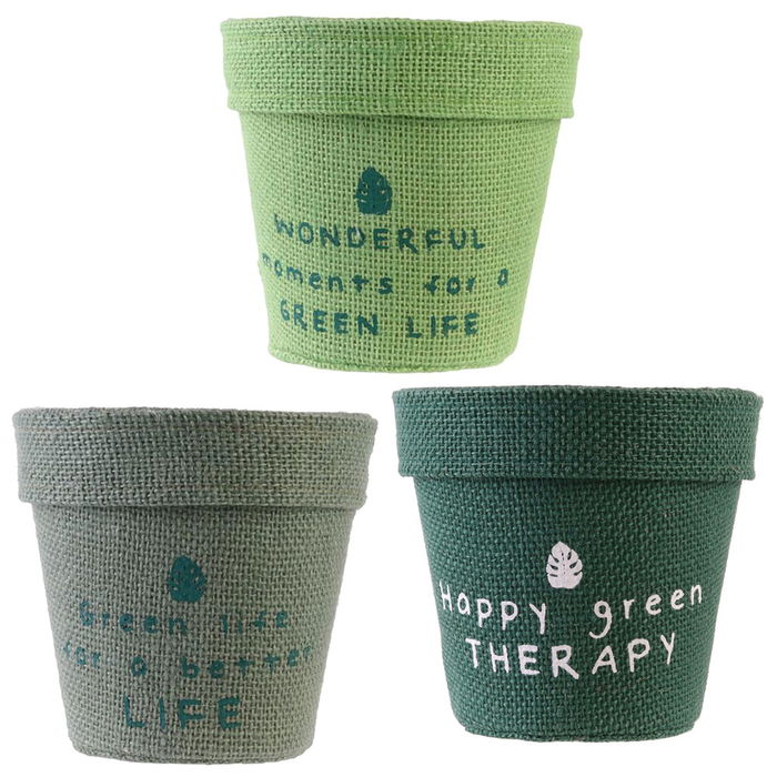 Home Deco Factory Maceta Yute Little Market Diámetro 9,5 cm Home Deco Factory Maceta Yute Little Market Diámetro 9,5 cm