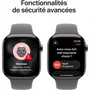 Apple Watch Series 11 GPS + Cellular 42 mm Caja Titanio Natural Correa Deportiva Gris Piedra M/L MF8N4ZRA