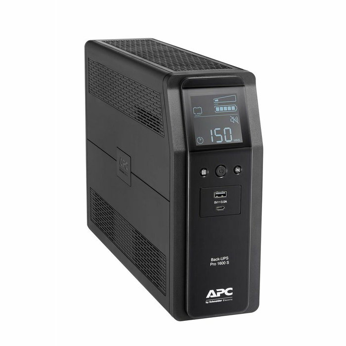 APC BR1600SI Sistema de alimentación ininterrumpida (UPS) Línea interactiva 1,6 kVA 960 W 8 salidas AC APC BR1600SI Sistema de alimentación ininterrumpida (UPS) Línea interactiva 1,6 kVA 960 W 8 salidas AC
