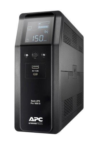 APC BR1600SI Sistema de alimentación ininterrumpida (UPS) Línea interactiva 1,6 kVA 960 W 8 salidas AC APC BR1600SI Sistema de alimentación ininterrumpida (UPS) Línea interactiva 1,6 kVA 960 W 8 salidas AC