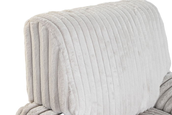 DKD Home Decor Sillón Moderno Beige Poliester Pelo 84 x 79 x 98 cm
