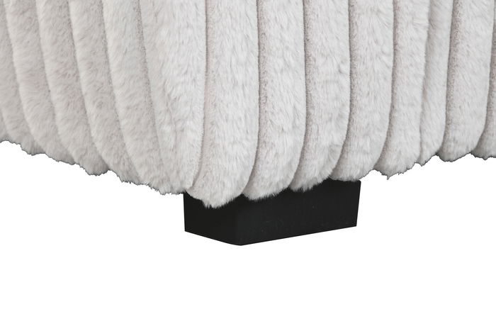 DKD Home Decor Sillón Moderno Beige Poliester Pelo 84 x 79 x 98 cm