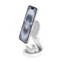 Belkin WIZ035kqWH Cargador Inalámbrico 2 en 1 Ajustable con MagSafe y Qi2, Blanco