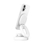 Belkin WIZ035kqWH Cargador Inalámbrico 2 en 1 Ajustable con MagSafe y Qi2, Blanco