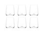 Hermia LV-TRA367F Juego de Vasos de Vidrio Transparente 6 Piezas 475cc 7.1x7.1x10.9 cm