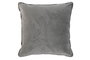 DKD Home Decor Cojín de Poliester Gris Claro 45x45 cm