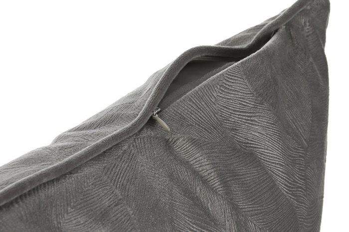 DKD Home Decor Cojín de Poliester Gris Claro 45x45 cm DKD Home Decor Cojín de Poliester Gris Claro 45x45 cm