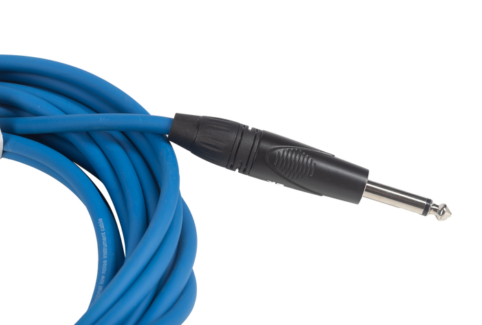Cable Ek Audio para Guitarra Jack Recto-Recto 6 m Azul Cable Ek Audio para Guitarra Jack Recto-Recto 6 m Azul