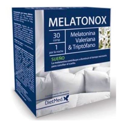 DIETMED Melatonox 30 Comp. Ayuda a Conciliar el Sueño, Melatonina y Valeriana para el Descanso DIETMED Melatonox 30 Comp. Ayuda a Conciliar el Sueño, Melatonina y Valeriana para el Descanso