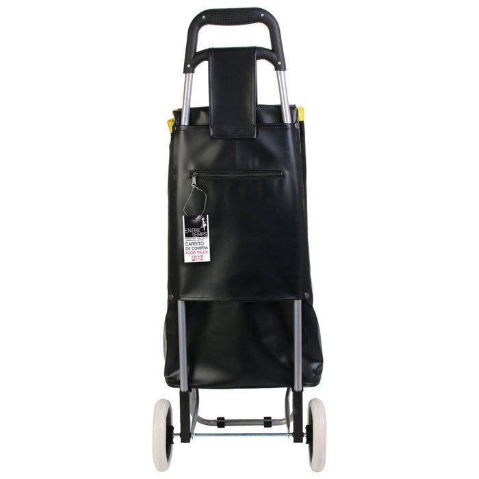 Entre Temps Carro Compra Food Truck Authentic y Menu, 50L, 95cm, Bolso PVC, Cremallera Trasera Entre Temps Carro Compra Food Truck Authentic y Menu, 50L, 95cm, Bolso PVC, Cremallera Trasera